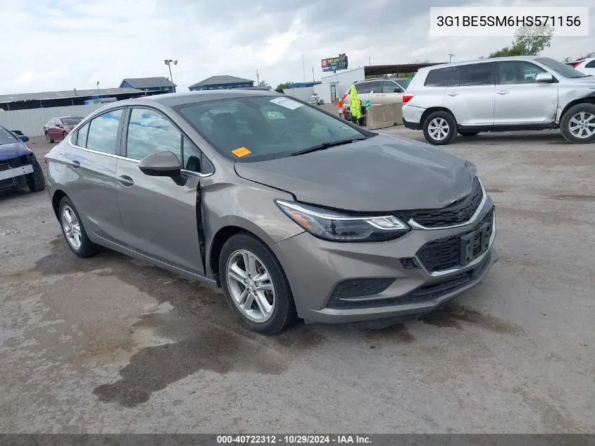 2017 Chevrolet Cruze Lt Auto VIN: 3G1BE5SM6HS571156 Lot: 40722312