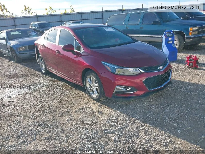 2017 Chevrolet Cruze Lt Auto VIN: 1G1BE5SM0H7217311 Lot: 40722578