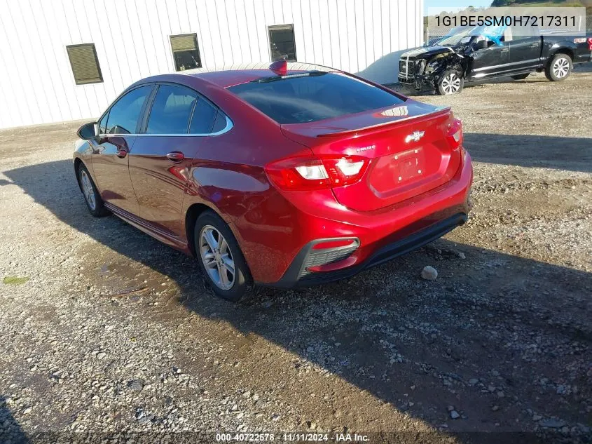 2017 Chevrolet Cruze Lt Auto VIN: 1G1BE5SM0H7217311 Lot: 40722578