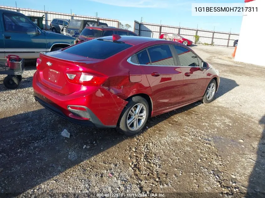 2017 Chevrolet Cruze Lt Auto VIN: 1G1BE5SM0H7217311 Lot: 40722578