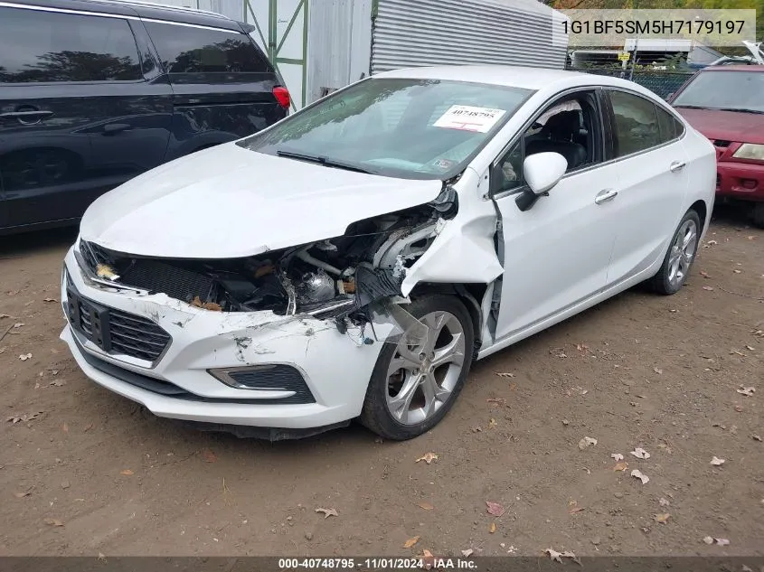 2017 Chevrolet Cruze Premier Auto VIN: 1G1BF5SM5H7179197 Lot: 40748795