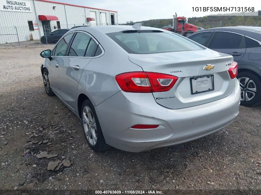 2017 Chevrolet Cruze Premier Auto VIN: 1G1BF5SM5H7131568 Lot: 40763609