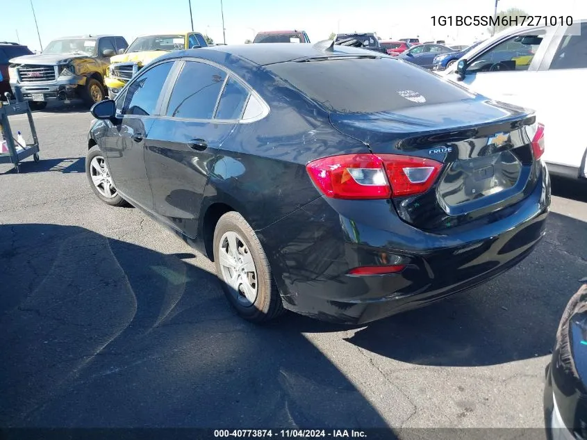 2017 Chevrolet Cruze Ls Auto VIN: 1G1BC5SM6H7271010 Lot: 40773874