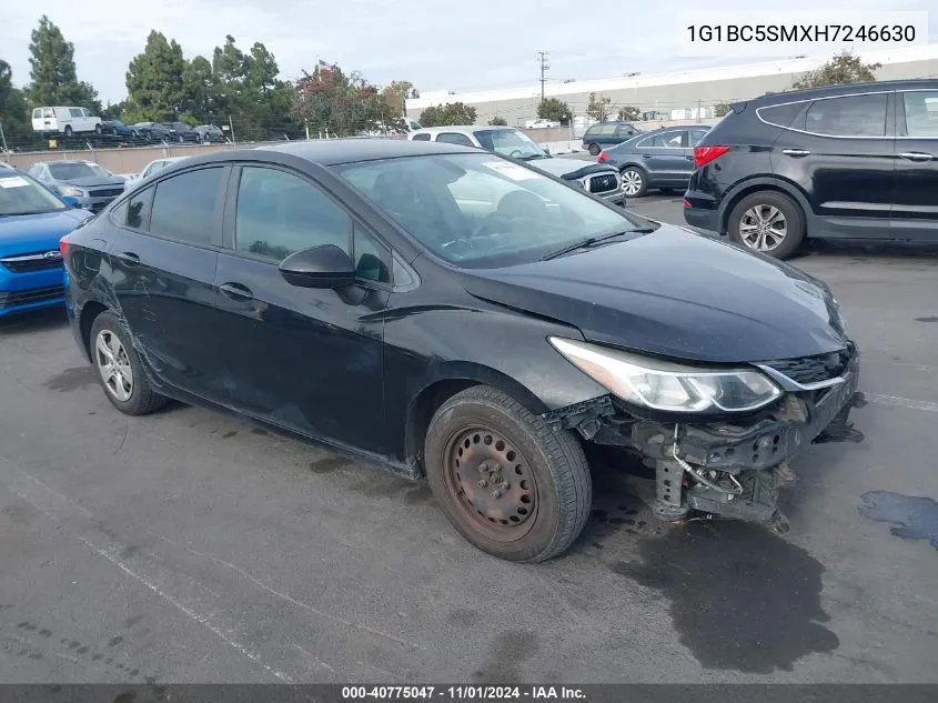 2017 Chevrolet Cruze Ls Auto VIN: 1G1BC5SMXH7246630 Lot: 40775047