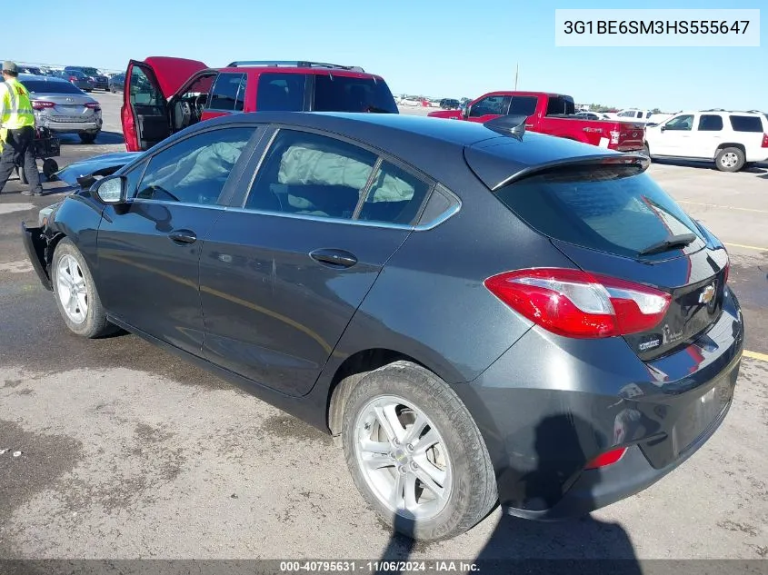 2017 Chevrolet Cruze Lt Auto VIN: 3G1BE6SM3HS555647 Lot: 40795631