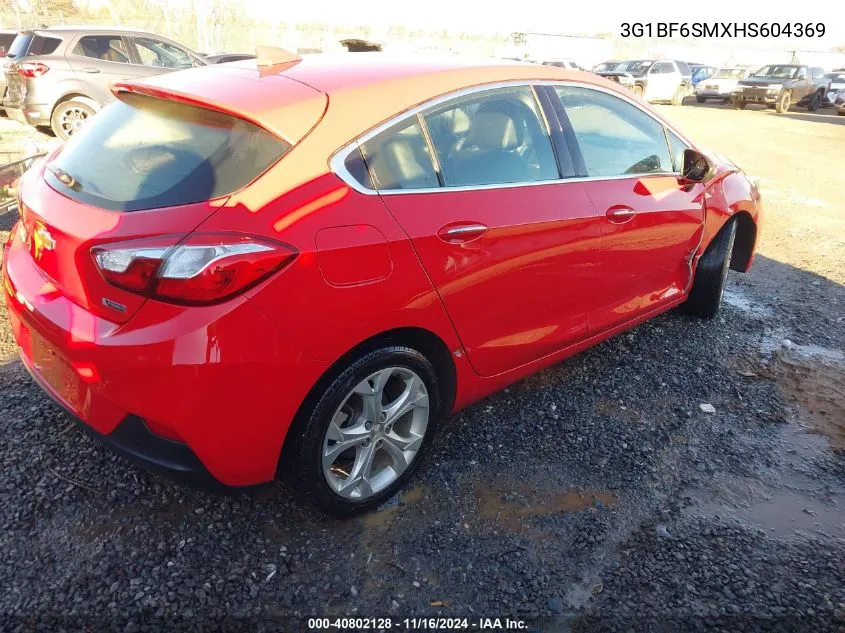 2017 Chevrolet Cruze Premier Auto VIN: 3G1BF6SMXHS604369 Lot: 40802128