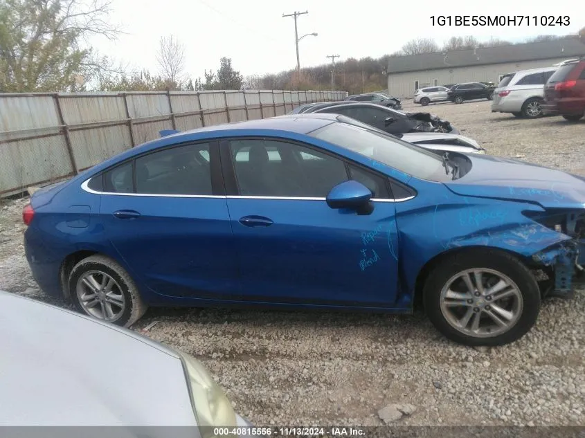 2017 Chevrolet Cruze Lt Auto VIN: 1G1BE5SM0H7110243 Lot: 40815556