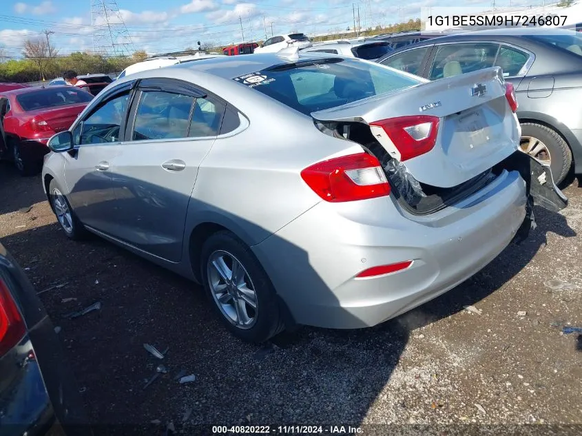 2017 Chevrolet Cruze Lt Auto VIN: 1G1BE5SM9H7246807 Lot: 40820222