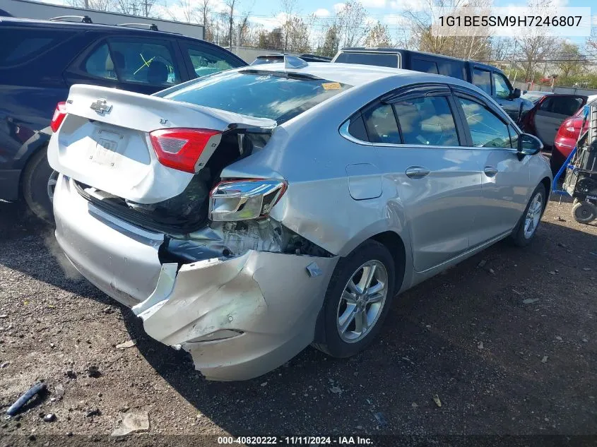 2017 Chevrolet Cruze Lt Auto VIN: 1G1BE5SM9H7246807 Lot: 40820222