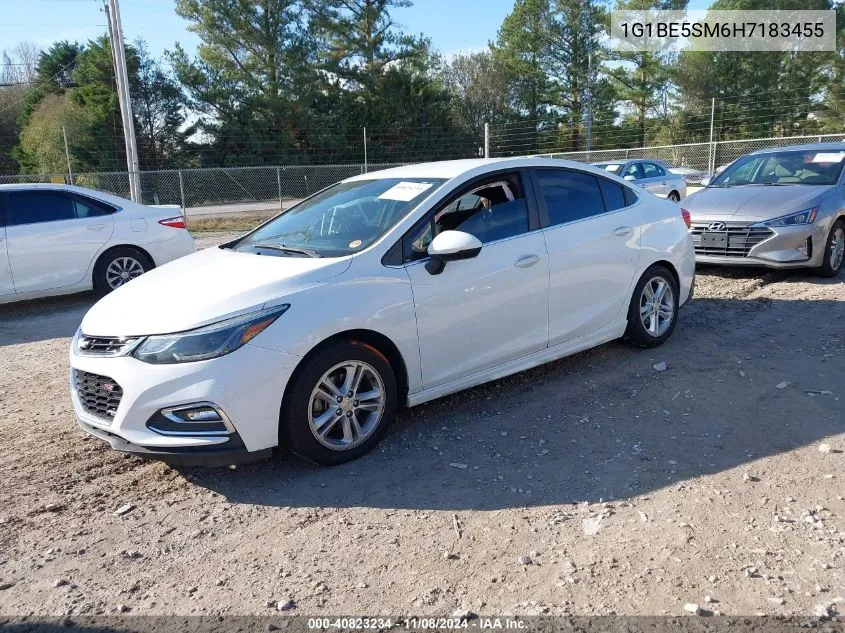 2017 Chevrolet Cruze Lt Auto VIN: 1G1BE5SM6H7183455 Lot: 40823234