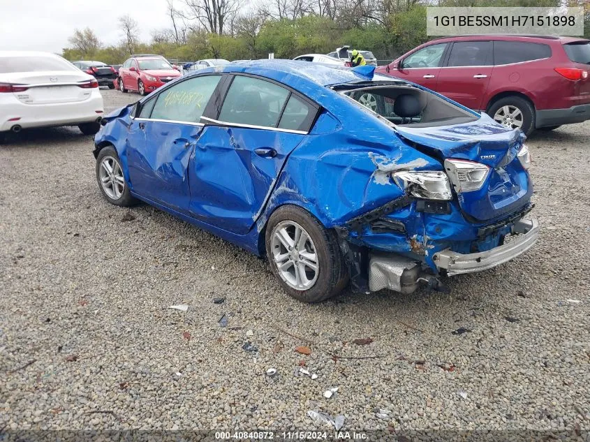 2017 Chevrolet Cruze Lt Auto VIN: 1G1BE5SM1H7151898 Lot: 40840872