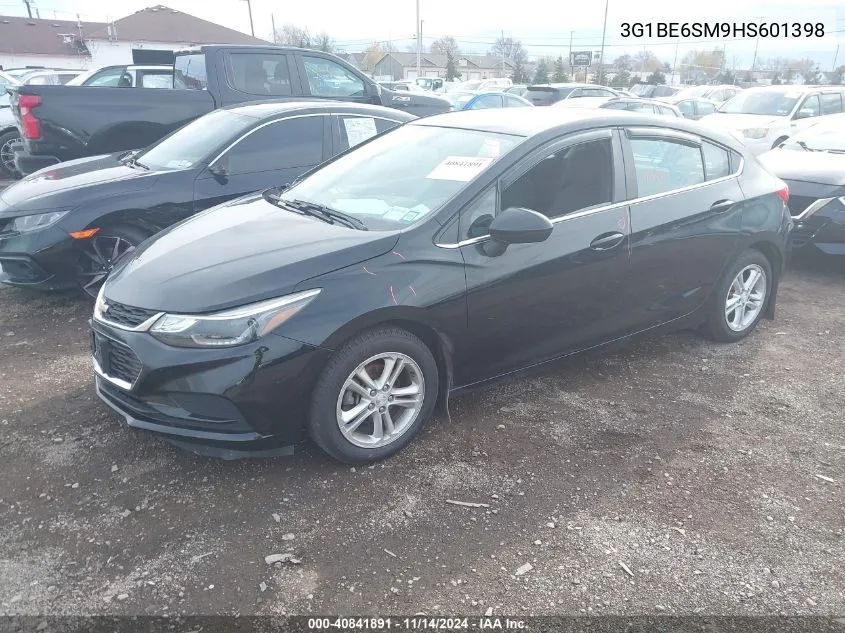 2017 Chevrolet Cruze Lt Auto VIN: 3G1BE6SM9HS601398 Lot: 40841891