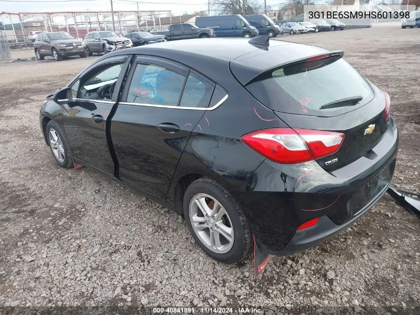 2017 Chevrolet Cruze Lt Auto VIN: 3G1BE6SM9HS601398 Lot: 40841891