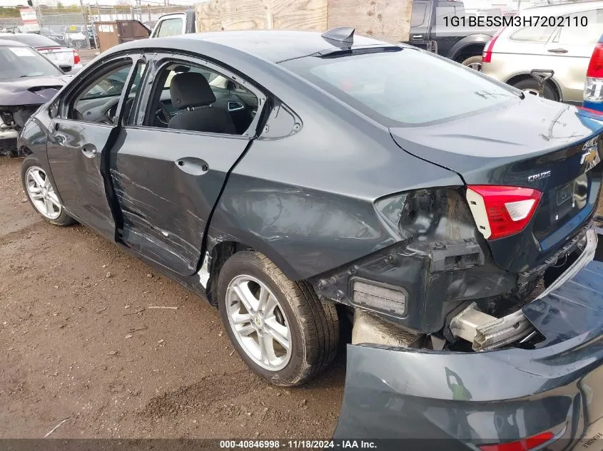 2017 Chevrolet Cruze Lt Auto VIN: 1G1BE5SM3H7202110 Lot: 40846998