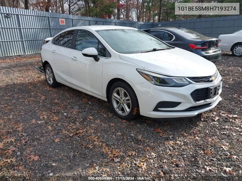 2017 Chevrolet Cruze Lt Auto VIN: 1G1BE5SM8H7193274 Lot: 40854985