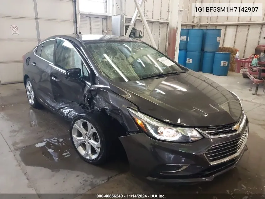 2017 Chevrolet Cruze Premier Auto VIN: 1G1BF5SM1H7142907 Lot: 40856240