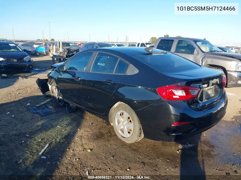 2017 Chevrolet Cruze Ls Auto VIN: 1G1BC5SM5H7124466 Lot: 40856321