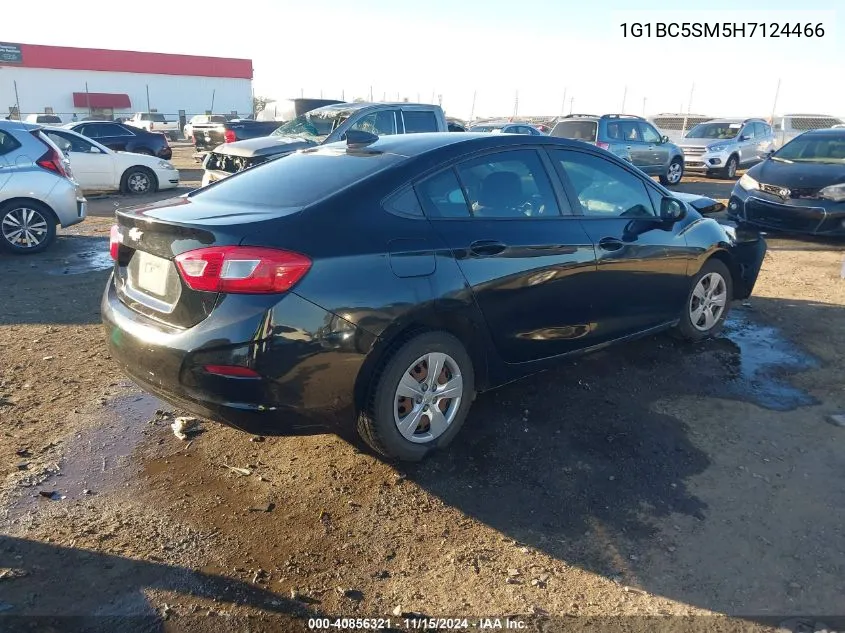 2017 Chevrolet Cruze Ls Auto VIN: 1G1BC5SM5H7124466 Lot: 40856321