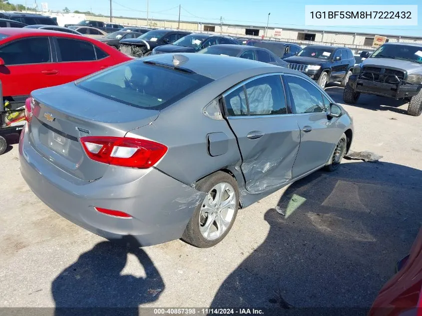 2017 Chevrolet Cruze Premier Auto VIN: 1G1BF5SM8H7222432 Lot: 40857398