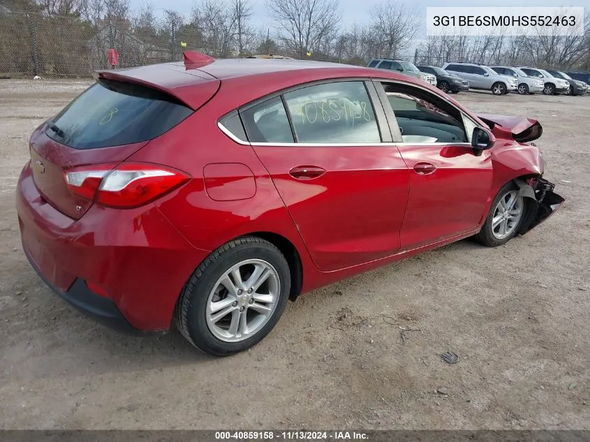 2017 Chevrolet Cruze Lt Auto VIN: 3G1BE6SM0HS552463 Lot: 40859158