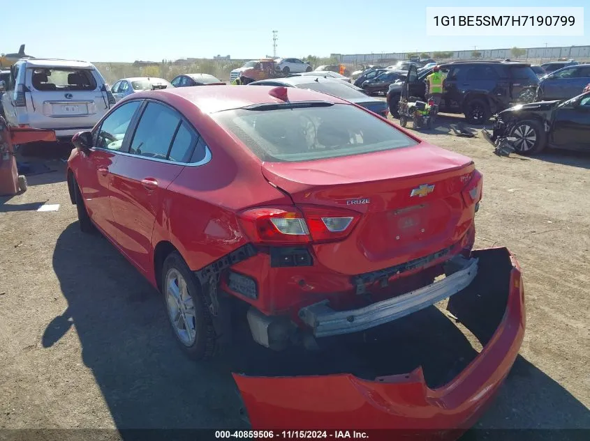 2017 Chevrolet Cruze Lt Auto VIN: 1G1BE5SM7H7190799 Lot: 40859506