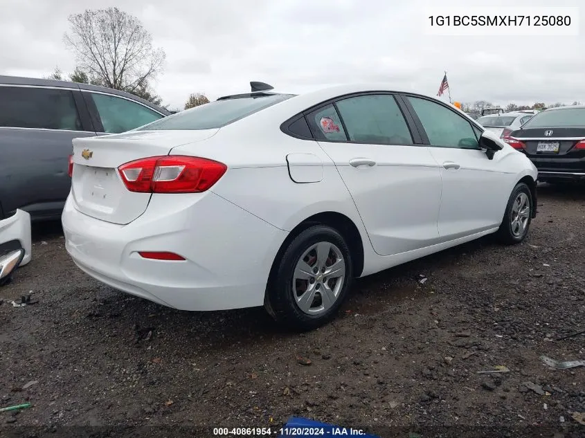 2017 Chevrolet Cruze Ls Auto VIN: 1G1BC5SMXH7125080 Lot: 40861954