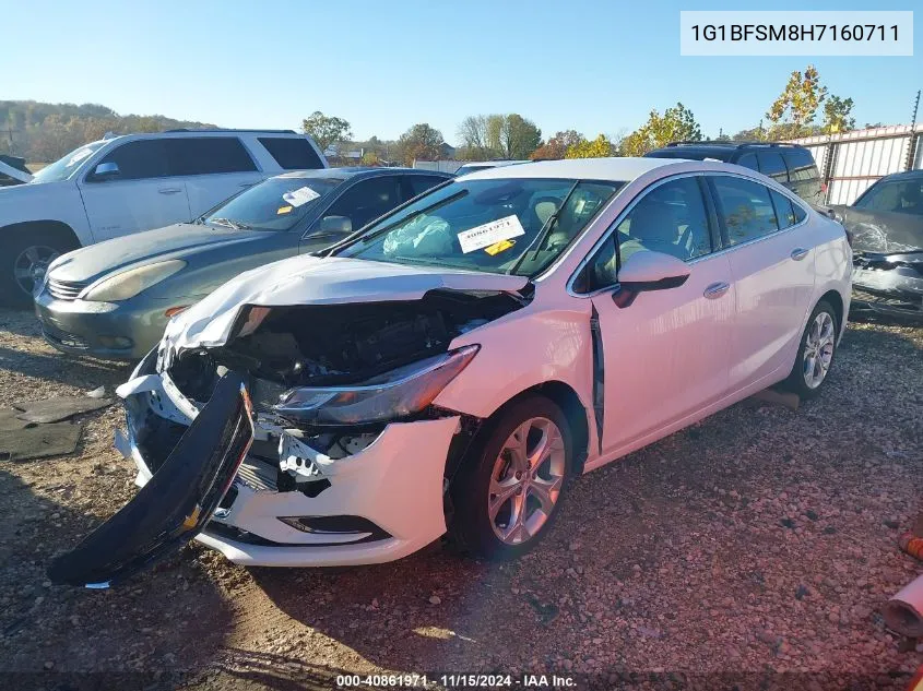 2017 Chevrolet Cruze Premier Auto VIN: 1G1BFSM8H7160711 Lot: 40861971