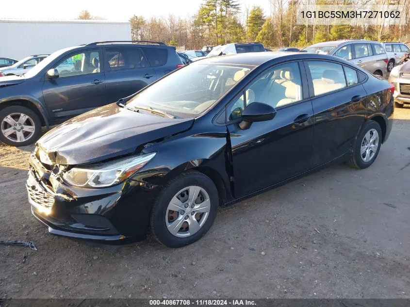 2017 Chevrolet Cruze Ls Auto VIN: 1G1BC5SM3H7271062 Lot: 40867708