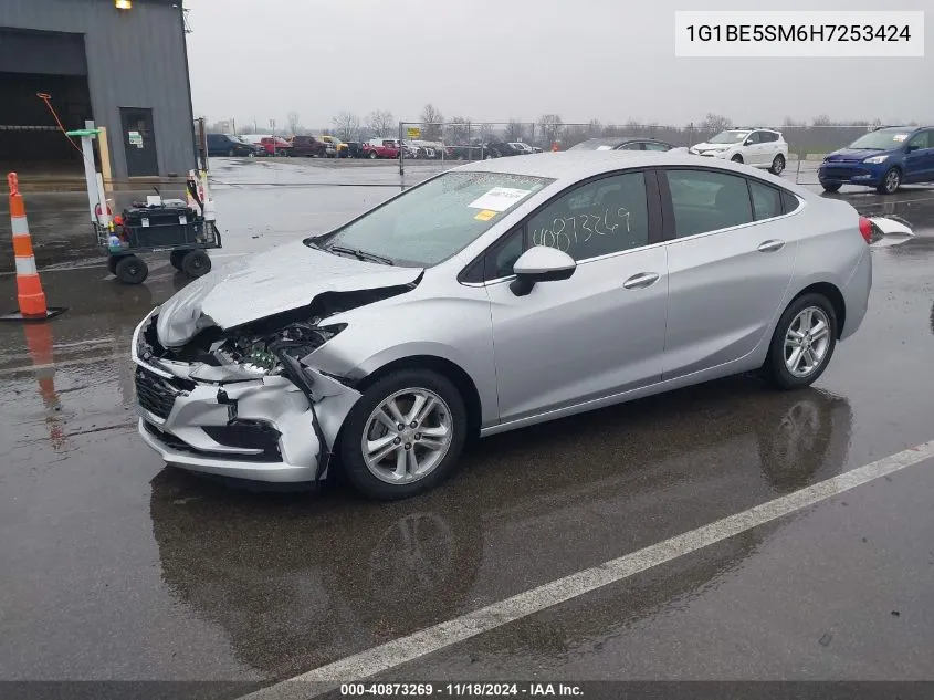 2017 Chevrolet Cruze Lt Auto VIN: 1G1BE5SM6H7253424 Lot: 40873269