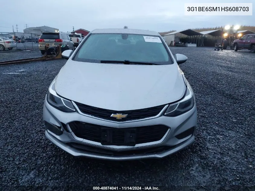 2017 Chevrolet Cruze Lt Auto VIN: 3G1BE6SM1HS608703 Lot: 40874041