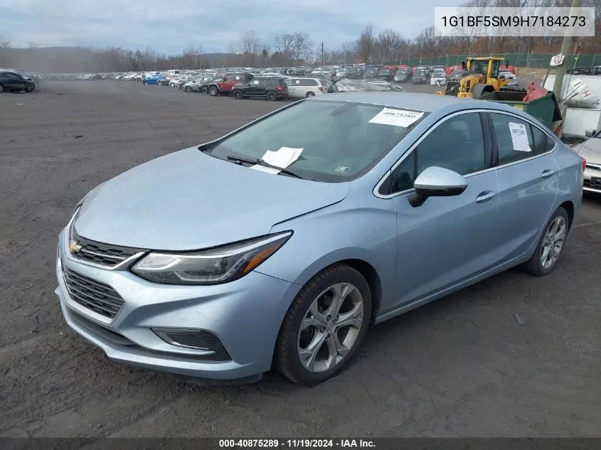 2017 Chevrolet Cruze Premier Auto VIN: 1G1BF5SM9H7184273 Lot: 40875289