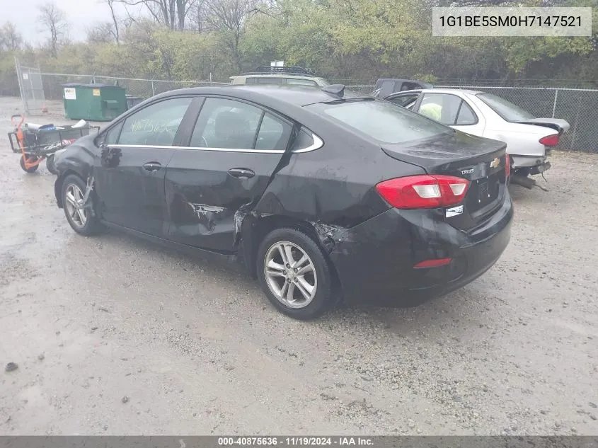 2017 Chevrolet Cruze Lt Auto VIN: 1G1BE5SM0H7147521 Lot: 40875636