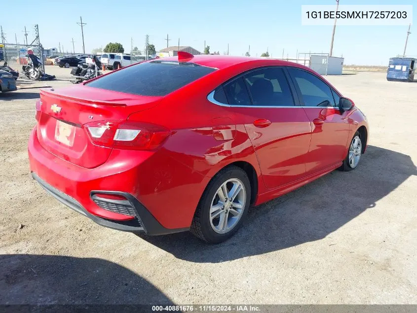 2017 Chevrolet Cruze Lt Auto VIN: 1G1BE5SMXH7257203 Lot: 40881676