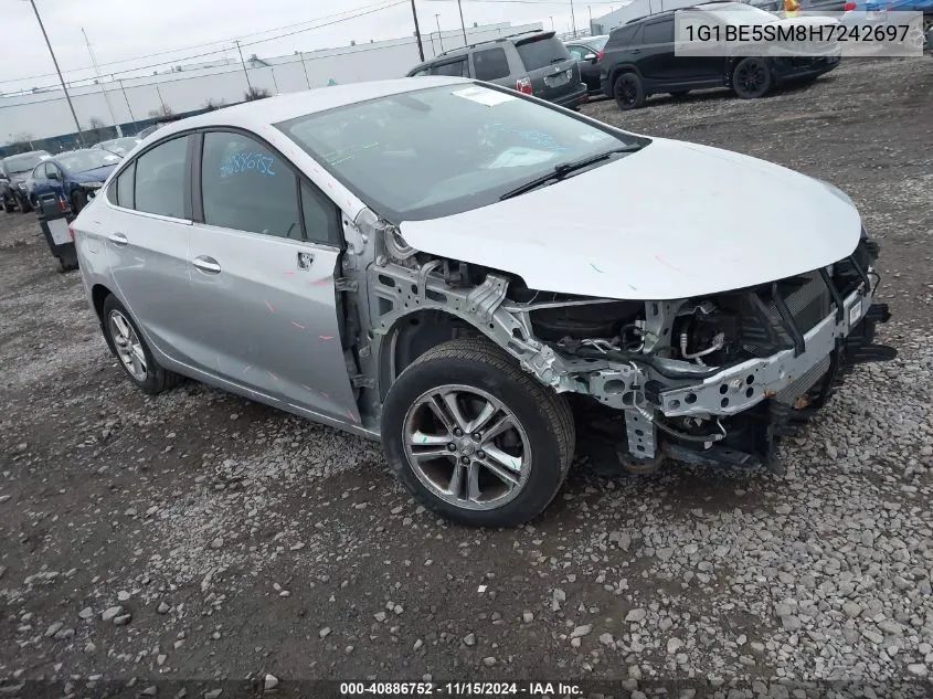 2017 Chevrolet Cruze Lt Auto VIN: 1G1BE5SM8H7242697 Lot: 40886752