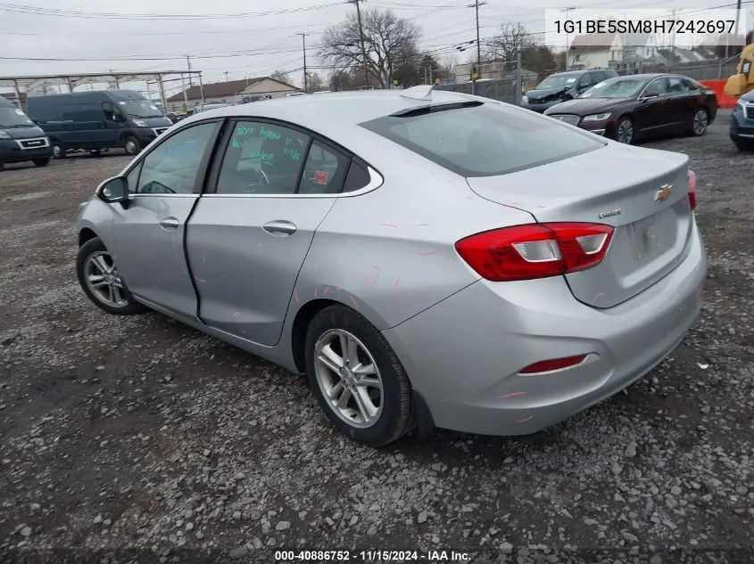 2017 Chevrolet Cruze Lt Auto VIN: 1G1BE5SM8H7242697 Lot: 40886752