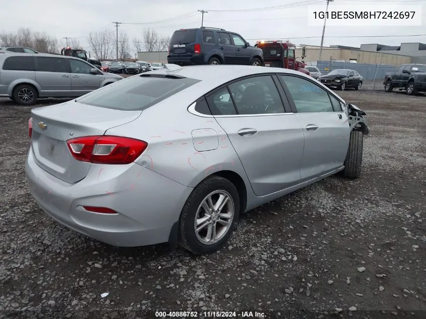 2017 Chevrolet Cruze Lt Auto VIN: 1G1BE5SM8H7242697 Lot: 40886752