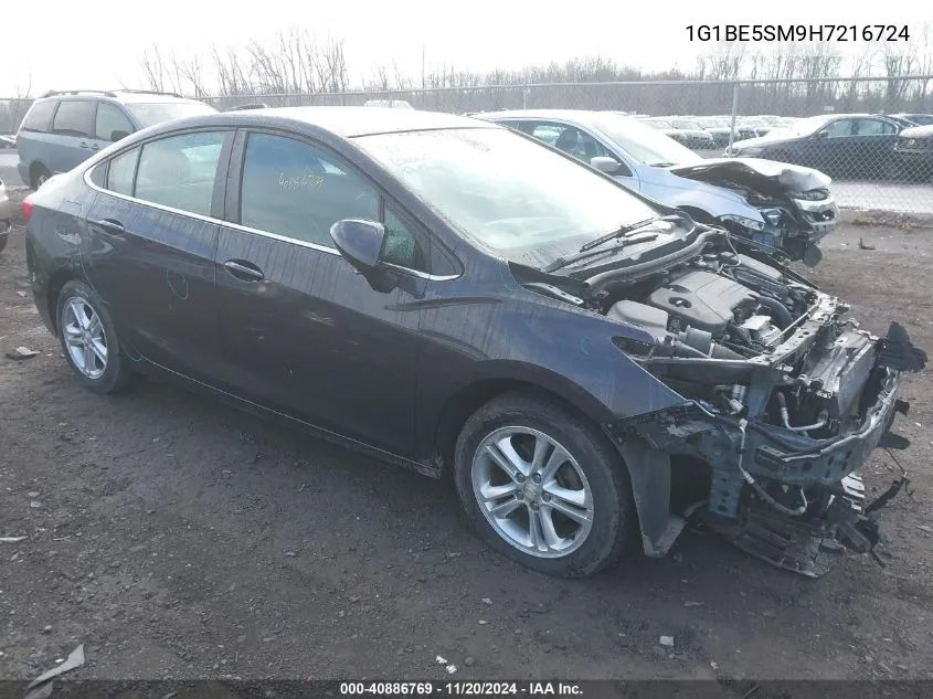 2017 Chevrolet Cruze Lt Auto VIN: 1G1BE5SM9H7216724 Lot: 40886769