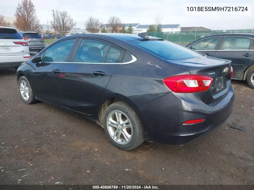 2017 Chevrolet Cruze Lt Auto VIN: 1G1BE5SM9H7216724 Lot: 40886769