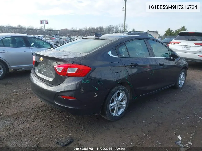 2017 Chevrolet Cruze Lt Auto VIN: 1G1BE5SM9H7216724 Lot: 40886769