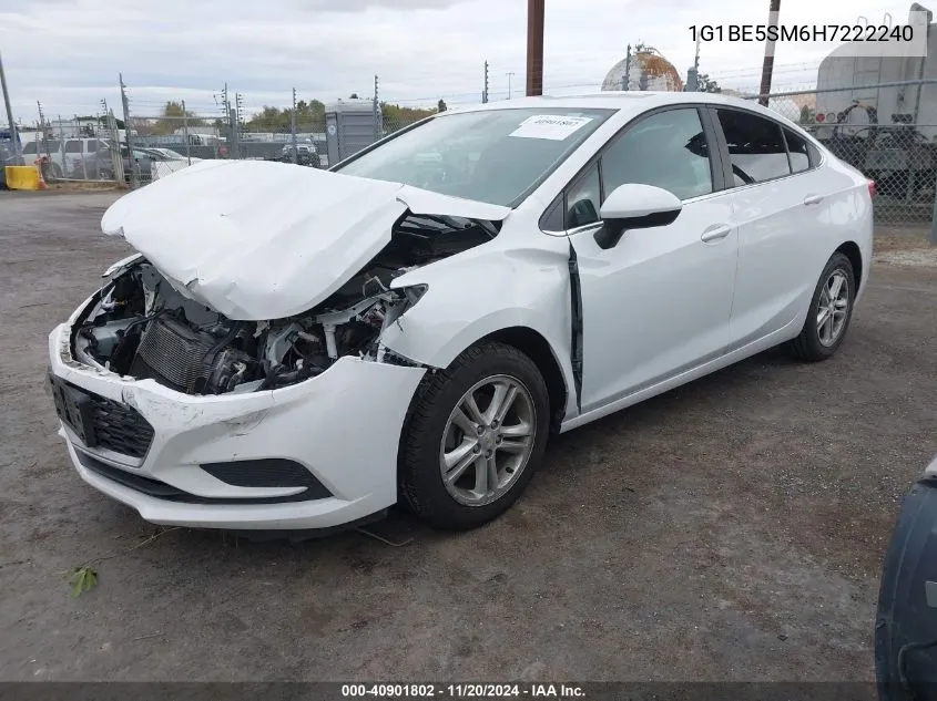 2017 Chevrolet Cruze Lt Auto VIN: 1G1BE5SM6H7222240 Lot: 40901802