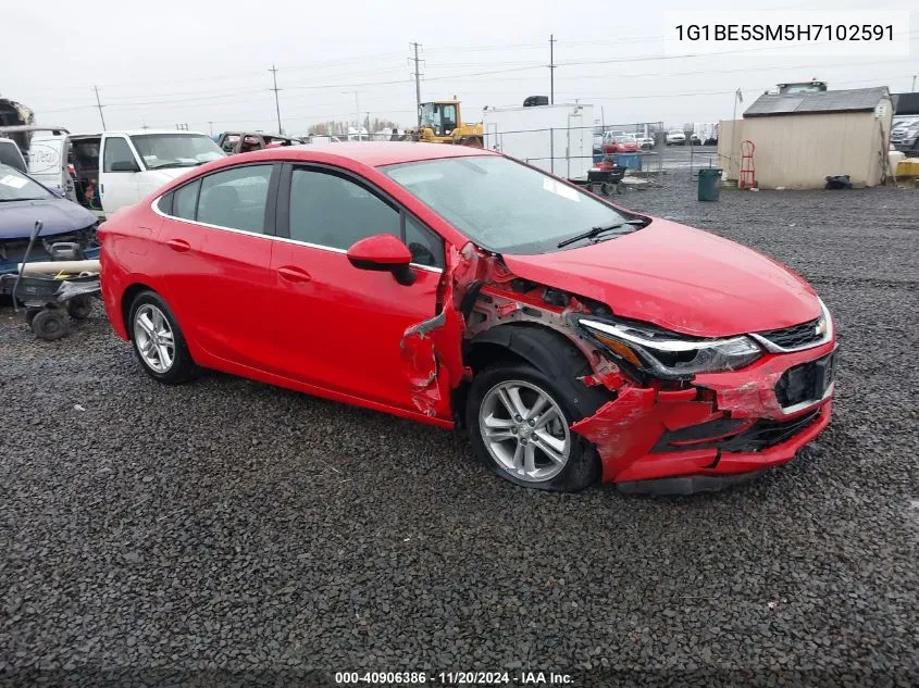 2017 Chevrolet Cruze Lt Auto VIN: 1G1BE5SM5H7102591 Lot: 40906386