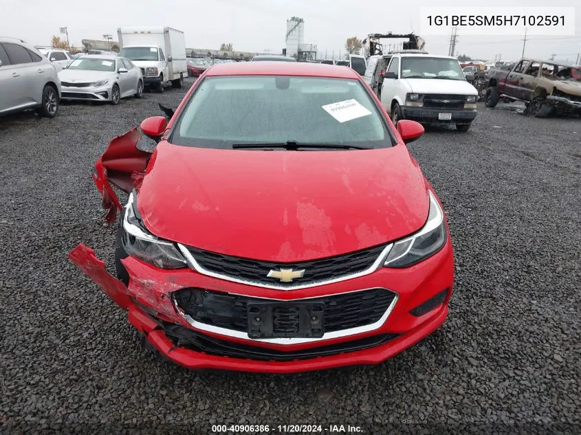 2017 Chevrolet Cruze Lt Auto VIN: 1G1BE5SM5H7102591 Lot: 40906386