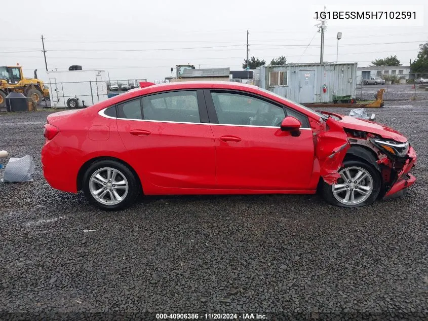 2017 Chevrolet Cruze Lt Auto VIN: 1G1BE5SM5H7102591 Lot: 40906386