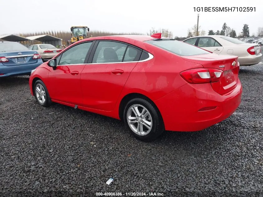 2017 Chevrolet Cruze Lt Auto VIN: 1G1BE5SM5H7102591 Lot: 40906386