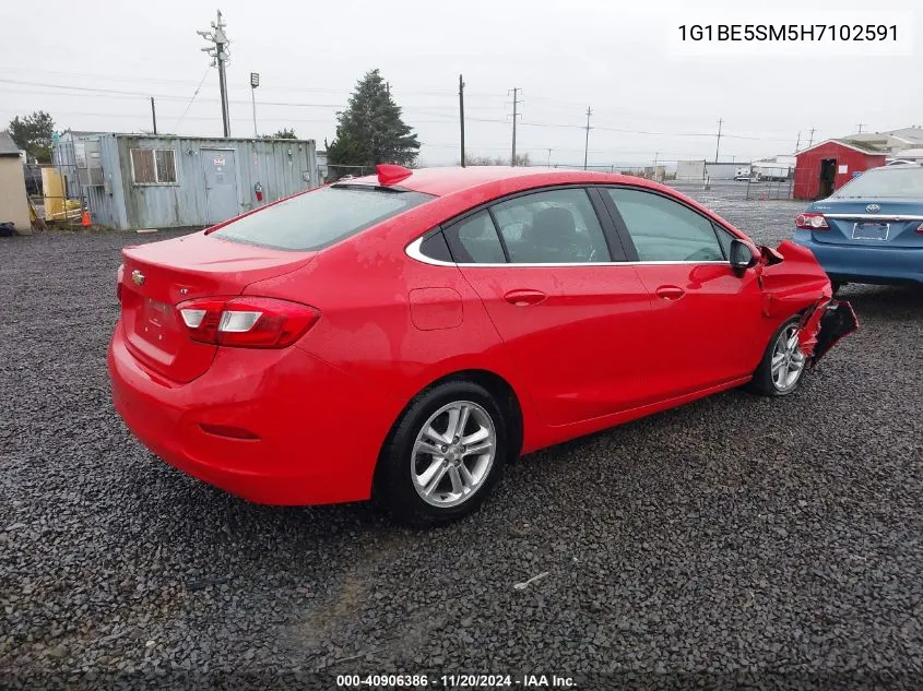 2017 Chevrolet Cruze Lt Auto VIN: 1G1BE5SM5H7102591 Lot: 40906386