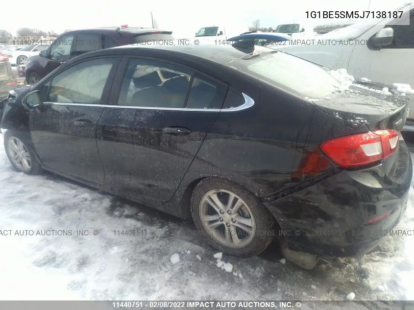 1G1BE5SM5J7138187 2018 Chevrolet Cruze Lt