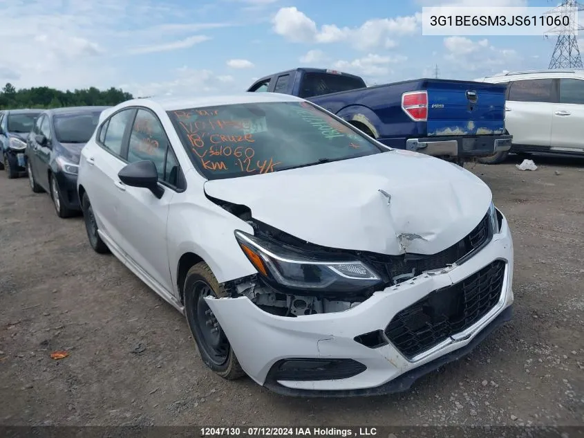 3G1BE6SM3JS611060 2018 Chevrolet Cruze