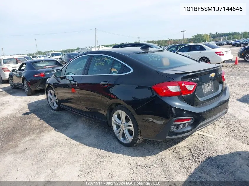 1G1BF5SM1J7144646 2018 Chevrolet Cruze Premier