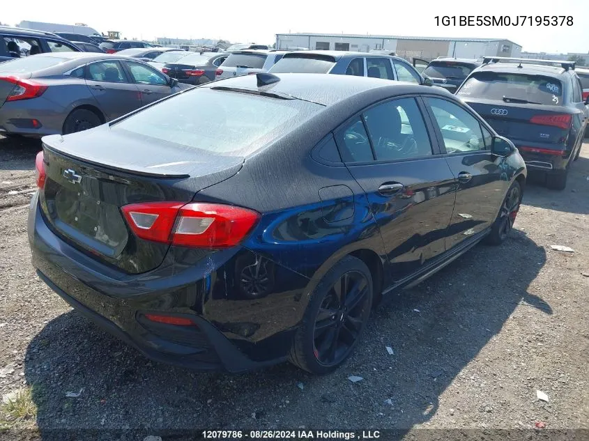 1G1BE5SM0J7195378 2018 Chevrolet Cruze Lt