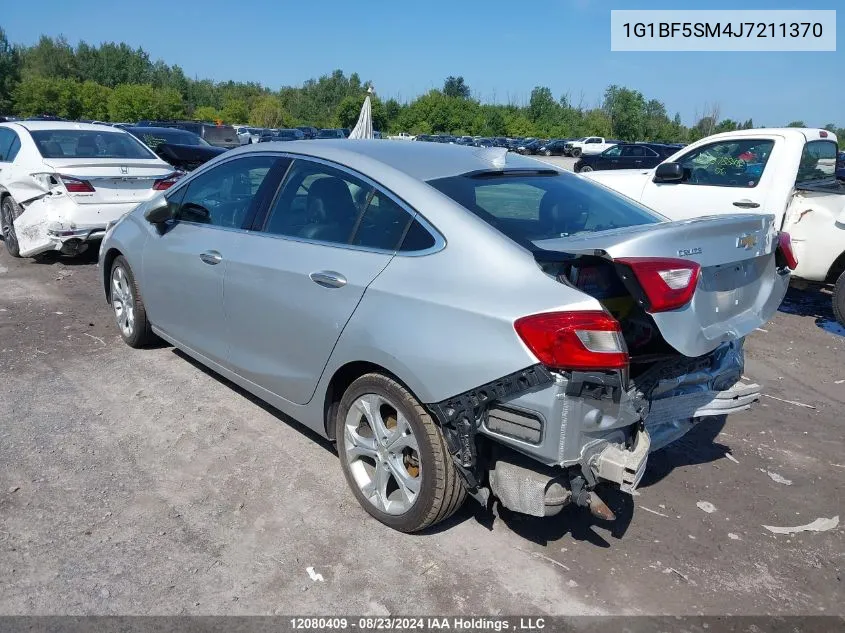 2018 Chevrolet Cruze Premier VIN: 1G1BF5SM4J7211370 Lot: 12080409